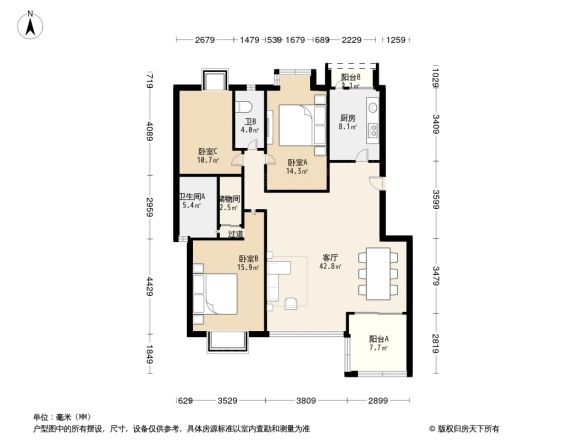 康郡户型图