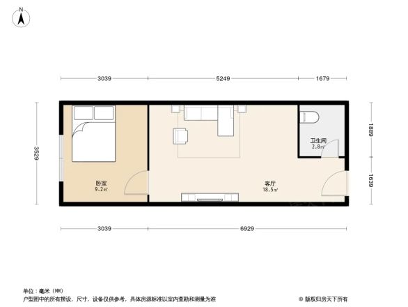 世元国际公寓户型图