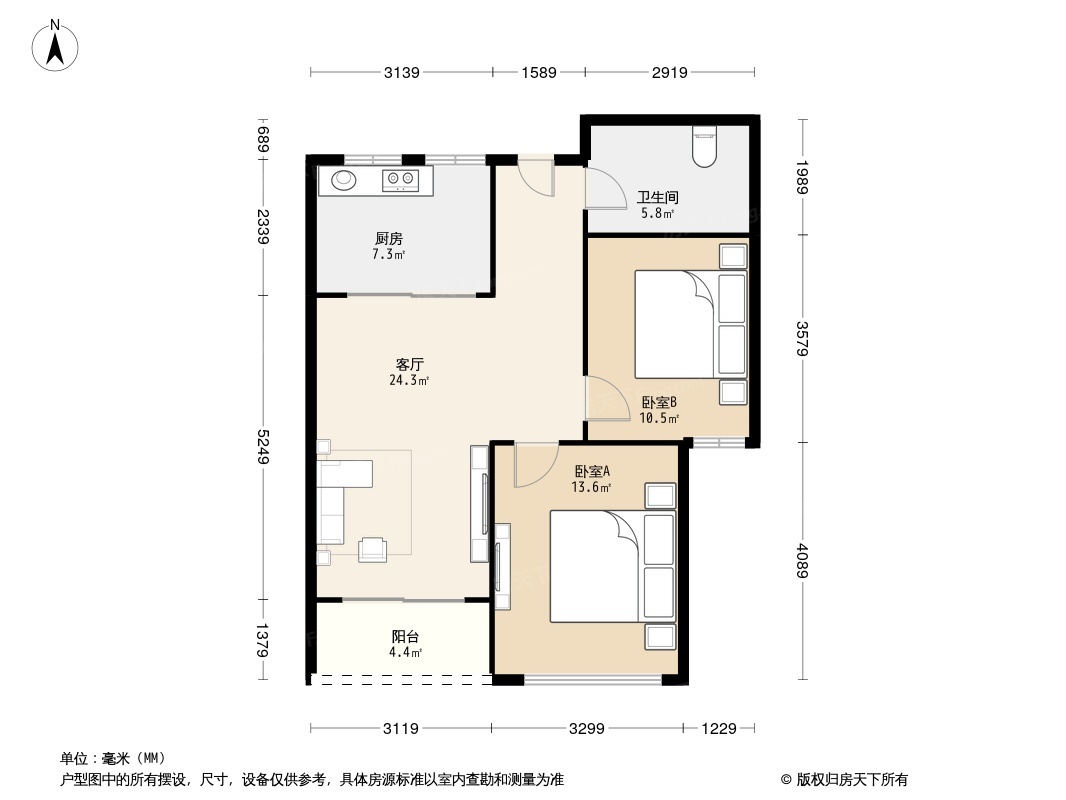 相江公寓户型图片