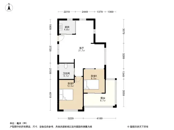 竹海水韵户型图