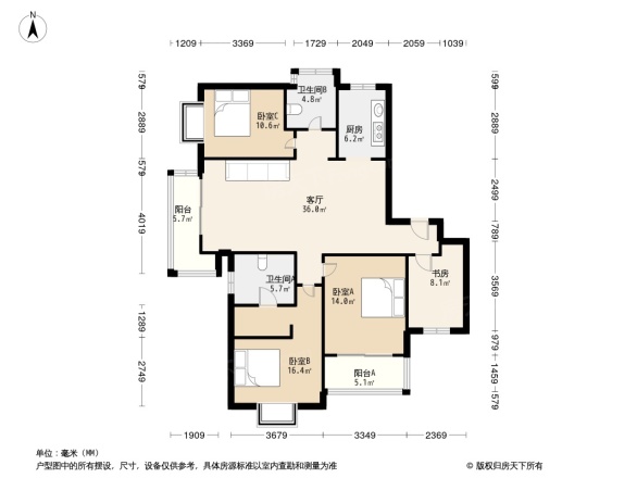 莱英北郡户型图