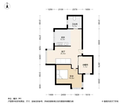 泰莱大厦户型图