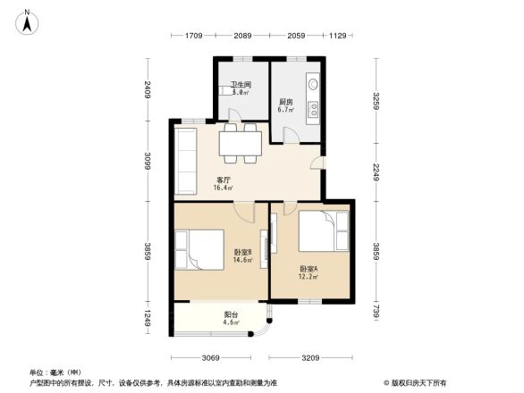 凌兆七村户型图