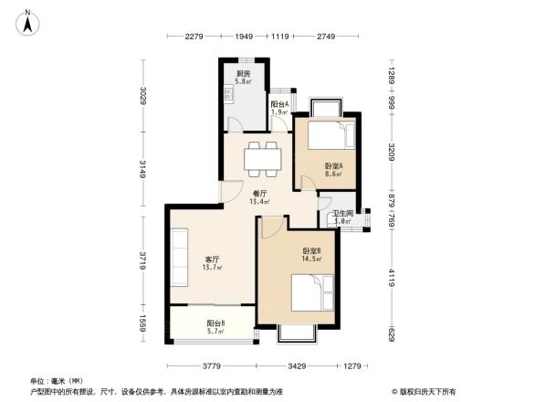 宝宸怡景园户型图