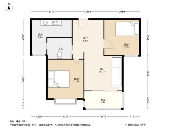 杨浦欣苑户型图