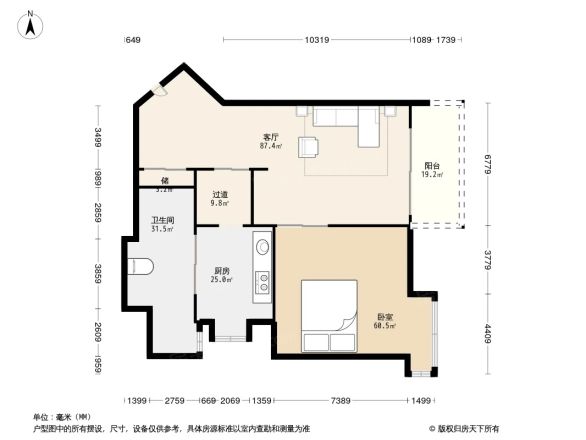 东晶国际户型图