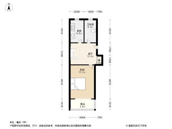 紫叶花园户型图
