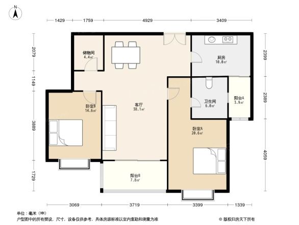 国际丽都城户型图