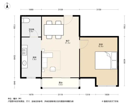悦泰馨家户型图