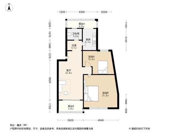建德花园郁金香苑户型图