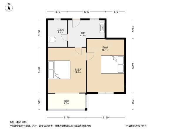 西宝兴路公房户型图