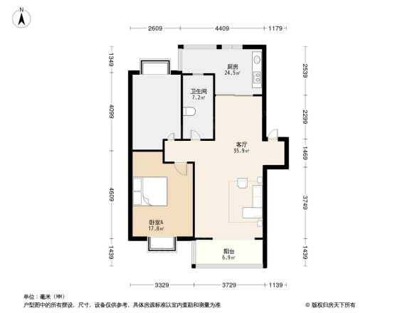 奉浦苑户型图