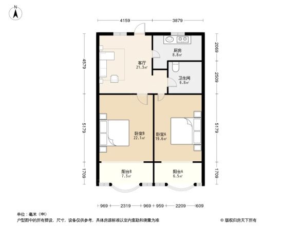 集成公寓户型图