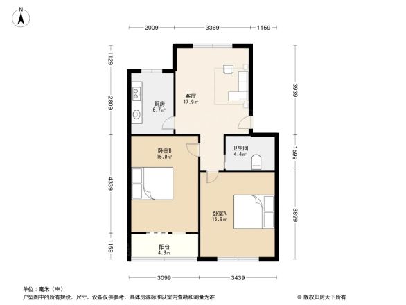 莘南花苑二村户型图