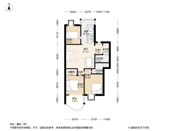 高登花园户型图