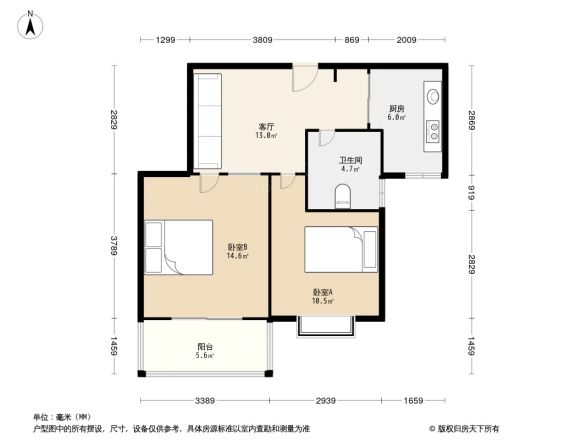 新梅绿岛苑户型图