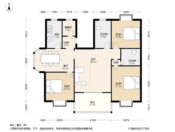 莘梓苑户型图