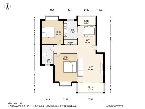 海立华亭户型图