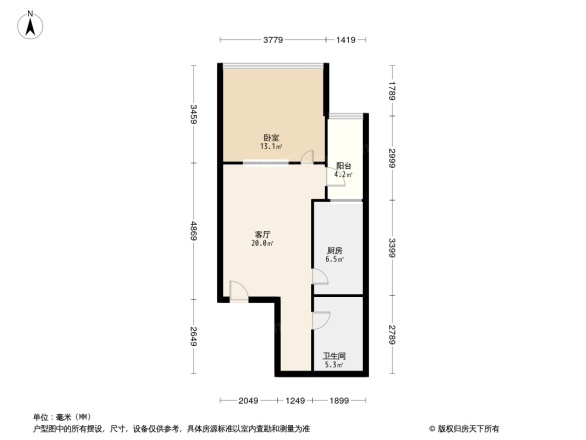 格林尚元丽舍户型图
