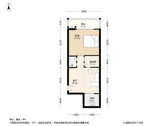 东和时代户型图