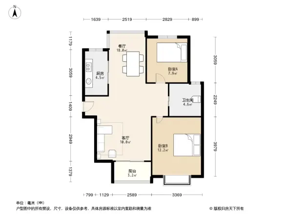 鹏丰苑户型图