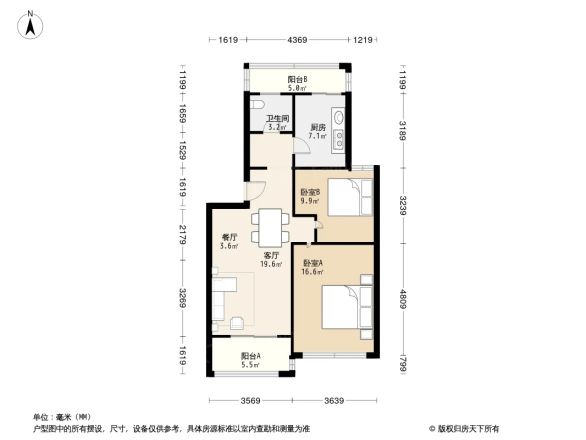 建德花园郁金香苑户型图