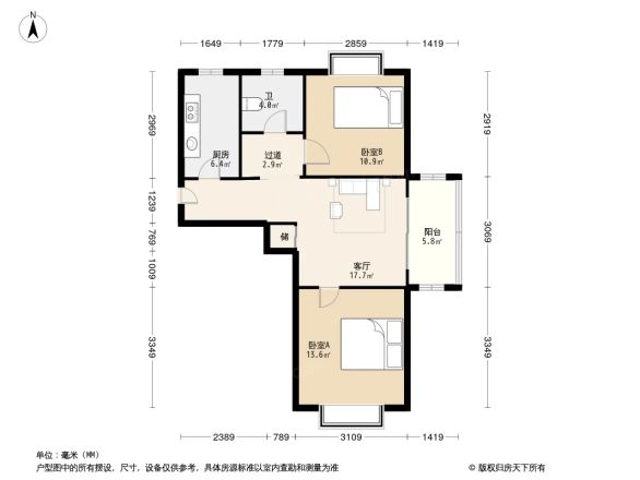 杨浦欣苑户型图