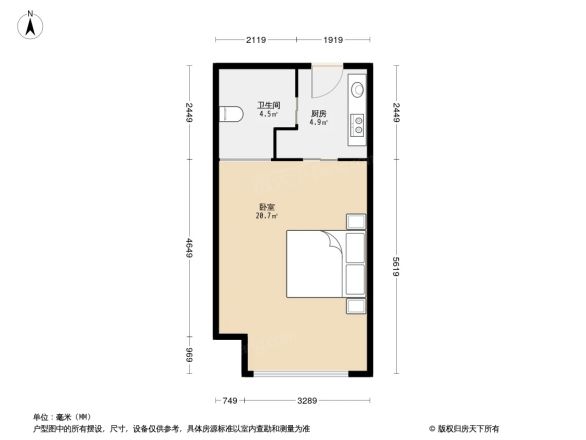 奥克斯缔逸城商住楼户型图