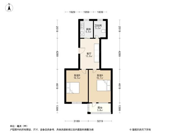 贝港二区户型图