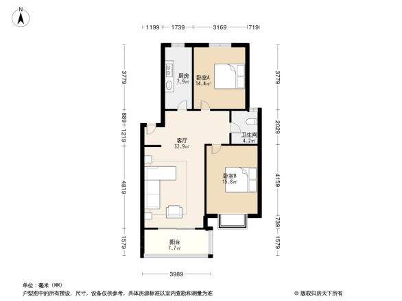虹桥帝梵尼花园户型图
