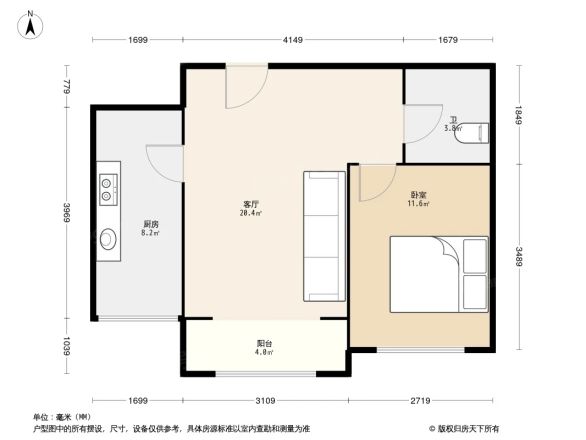 远洋时代城商住楼户型图
