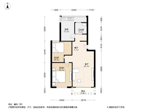 建德花园郁金香苑户型图