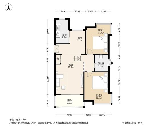 东苑半岛花园别墅户型图