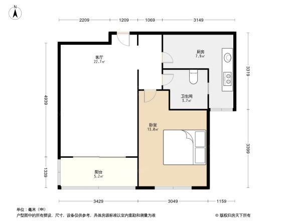 绿地崴廉公寓户型图