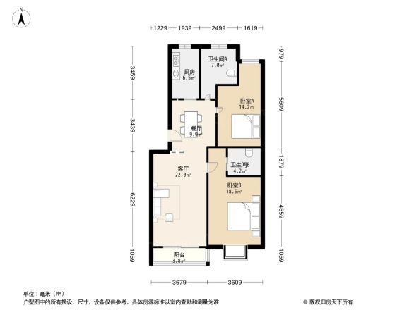 阳光四季园户型图