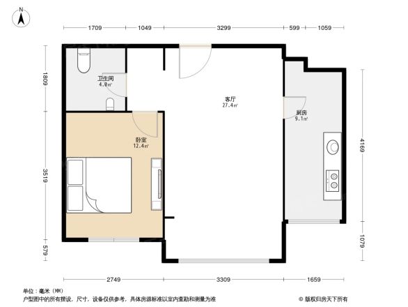 远洋时代城商住楼户型图