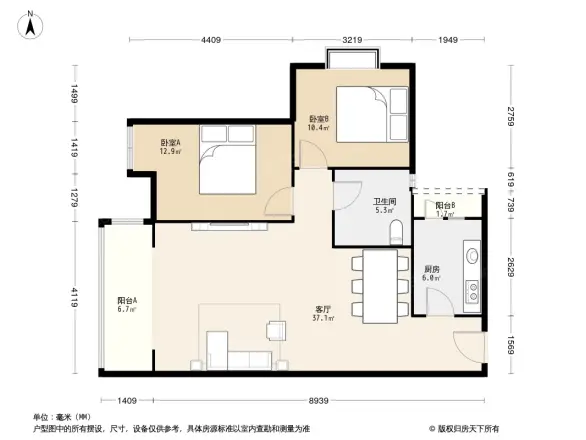 双楠美邻户型图