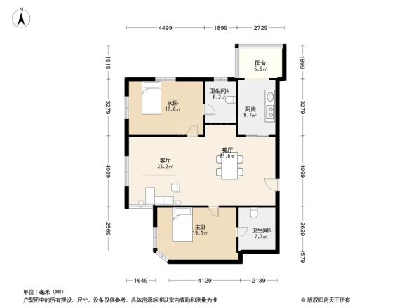 马赛花园户型图