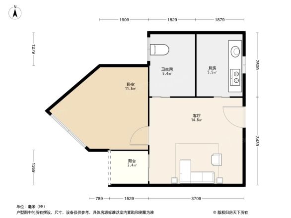 泰莱大厦户型图