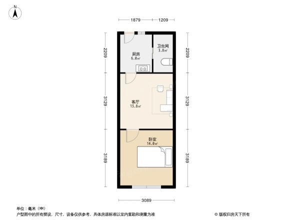 海滨二村户型图