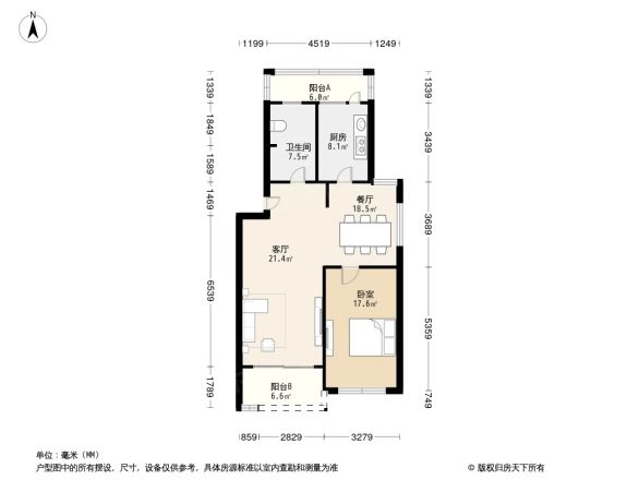 建德花园郁金香苑户型图