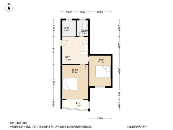 北小区户型图