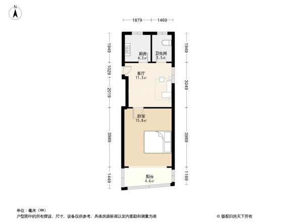 北小区户型图