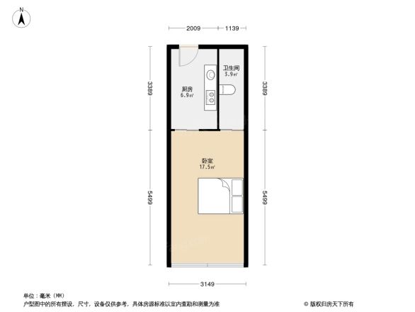 西宝兴路公房户型图