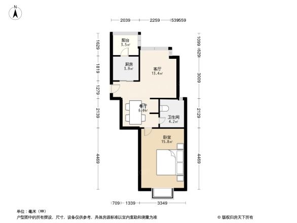 滨江雅苑户型图
