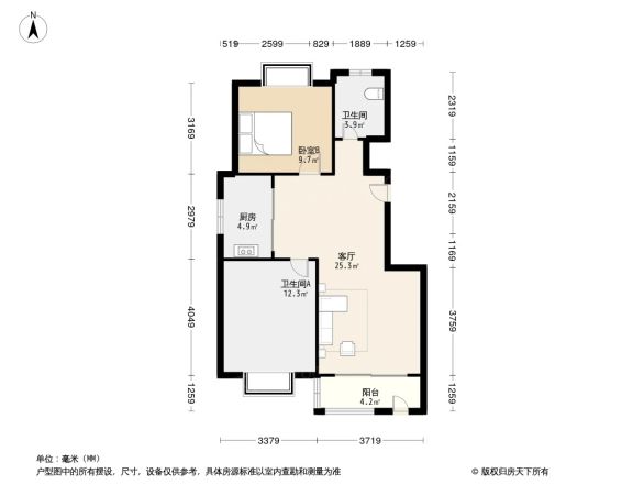 丽景翠庭户型图
