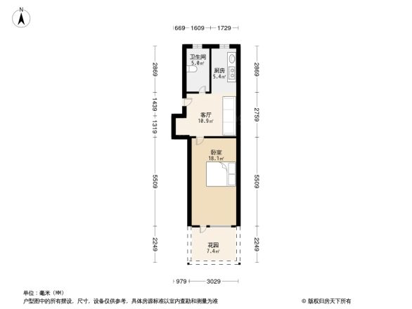 紫叶花园户型图