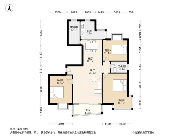 宝业馨康苑户型图