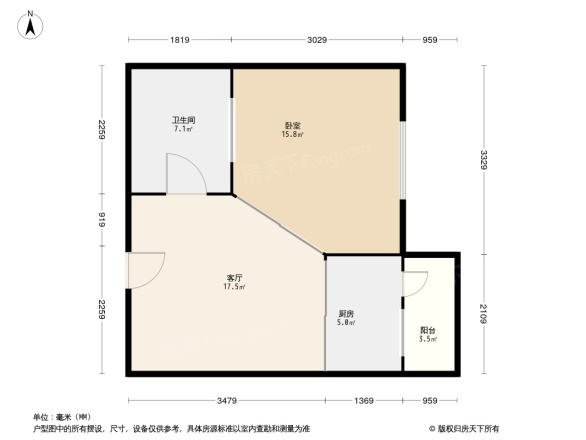 贺田尚城户型图