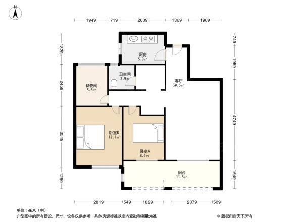 中铁九逸户型图